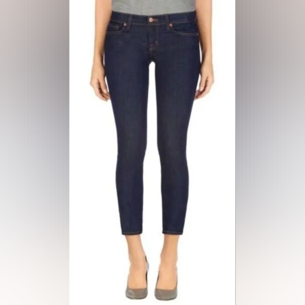 J Brand stretch skinny denim jeans Capri Pure